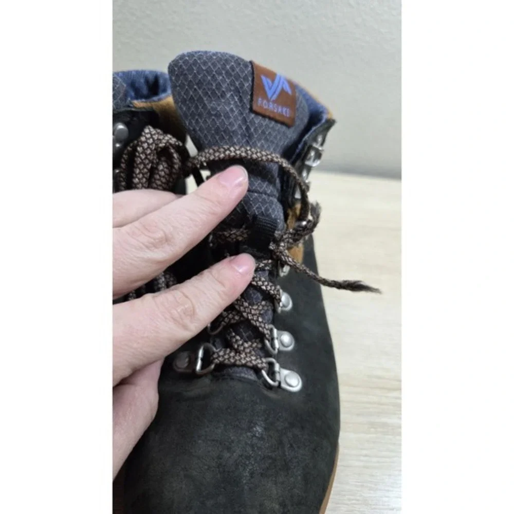 Forsake Patch Waterproof Hiking Boots Women's 8 Black‎ Brown Leather